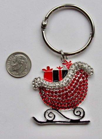 BLING! Floss Ring ~ Santa's Sleigh (matching Needle Minder available!)