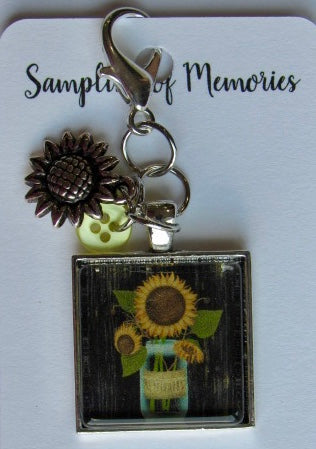 Sampling of Memories ~ Jar of Sunflowers Scissors Keep (VERY Limited #)