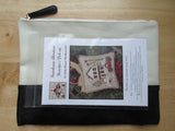 Pink & Canvas Project Bag