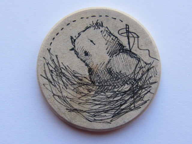 Michelle Palmer Needle Minder ~ Feathered Nest M6 (One of a Kind!)