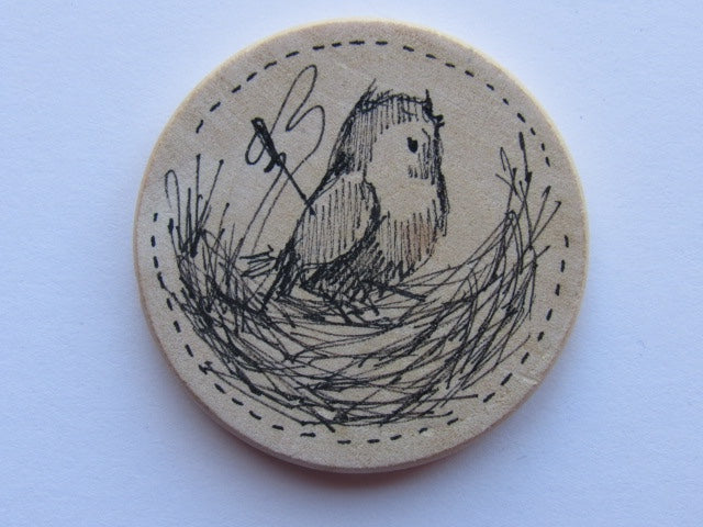 Michelle Palmer Needle Minder ~ Feathered Nest M2 (One of a Kind!)