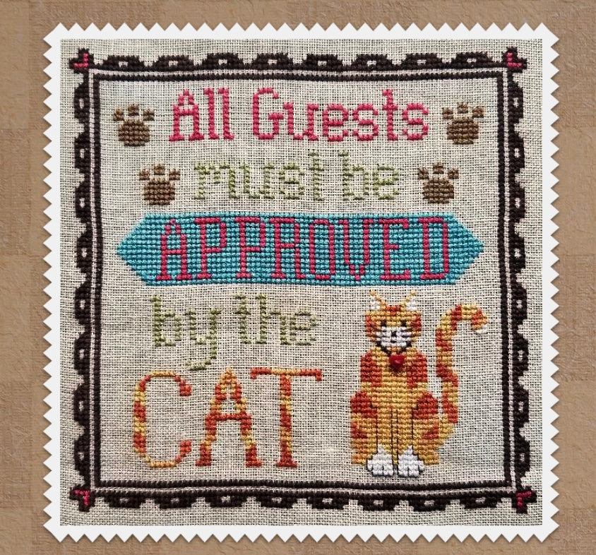 Waxing Moon Designs ~ Cat Owner's Welcome (2 patterns included)