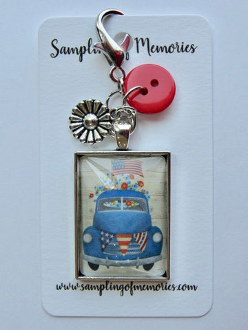 Sampling of Memories ~ Blue Truck Scissor Keep (VERY limited # available!)