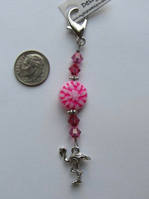 Flirty Flamingo Mini Fob