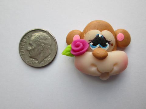 Needle Minder ~ Monkey Love (Clay)