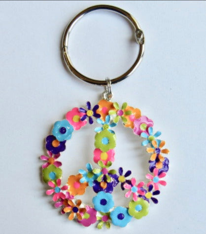 BLING! Floss Ring ~ Flower Peace Sign