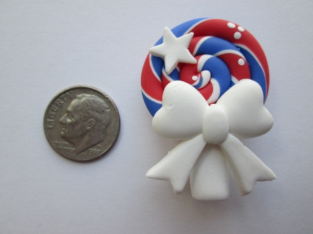Needle Minder ~ RWB Lollipop (Clay)