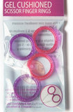 Gel Cushioned Scissor Finger Rings