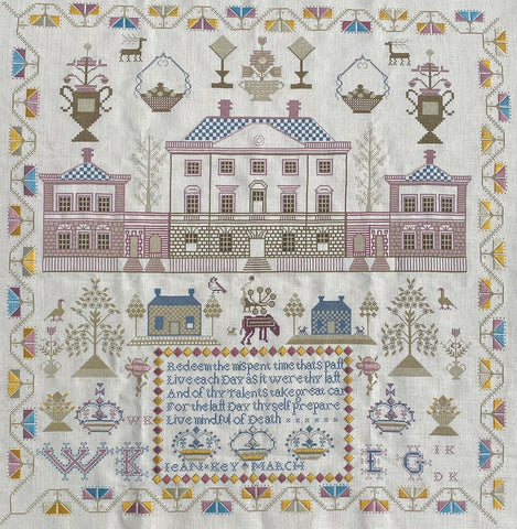 Gentle Pursuit Designs ~ Jean Key Circa 1798 Scottish Sampler