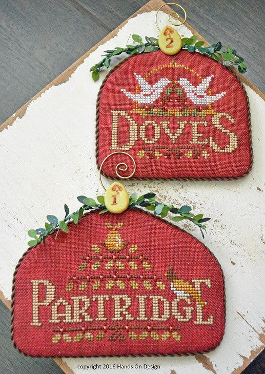 Hands On Design ~ 12 Days Partridge & Doves