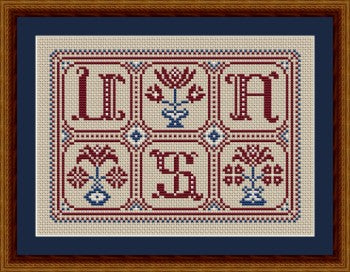 Happiness Is Heart Made ~ Patriotic Floral USA