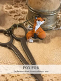 The Primitive Hare ~ Spirit of the Woods Fox Fob