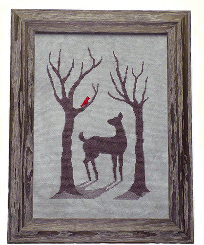 Handblessings ~ Deer in the Winter Mist