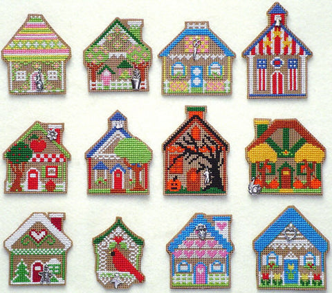 Handblessings ~  Gingerbread House of the Month w/charms