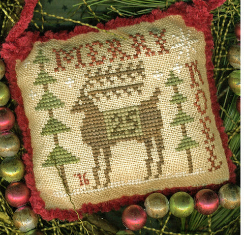 Homespun Elegance ~ Merry Deery ~ 2016 Snowman Ornament