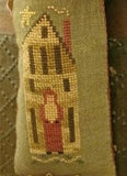 Homespun Elegance ~ Christmas House Hanging Pouch