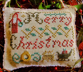 Homespun Elegance ~ Merry Christmas Wishes w/charm
