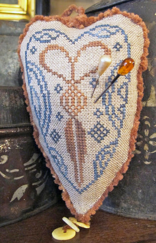Homespun Elegance ~ Quaker Scissor Heart