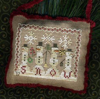 Homespun Elegance ~ Snowman Parade w/charm