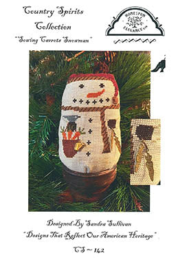 Homepsun Elegance ~ Sowing Carrots Snowman