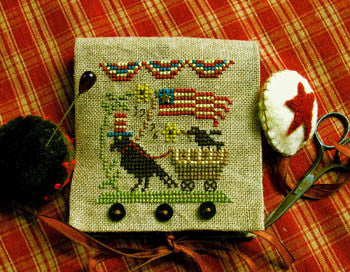 Homespun Elegance ~ Uncle Sam Crow w/embs.