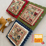 Heart In Hand ~ Christmas Square Dance #3 w/embellishments