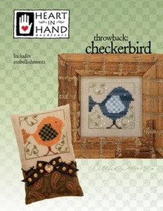 Heart In Hand ~ Checkerbird w/emb