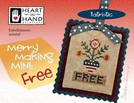 Heart In Hand ~ Merry Making Mini ~ Free w/emb