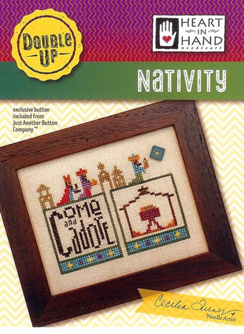 Heart In Hand ~ Double Up: Nativity w/emb.