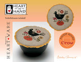 Heart In Hand ~ Pocket Round - Crow