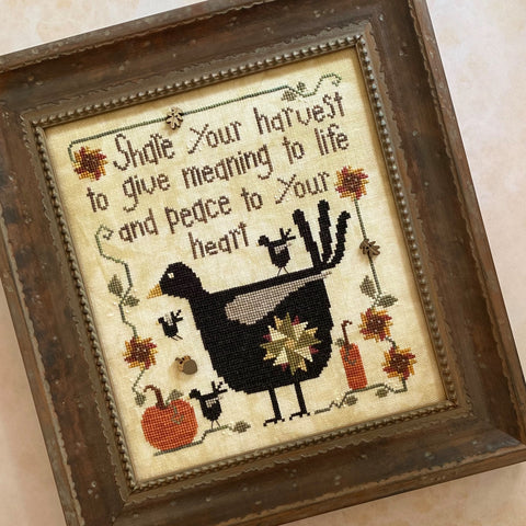 Heart In Hand ~ Patchwork Crow