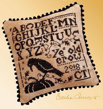 Heart In Hand ~ Ye Old Crow Sampler (w/embellishments)