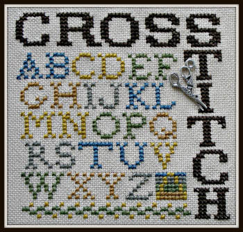 Hinzeit ~ Wordplay - Cross Stitch w/charm