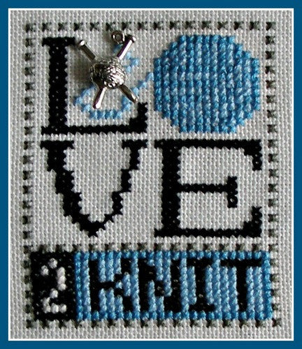 Hinzeit ~ Love 2 Knit w/charm