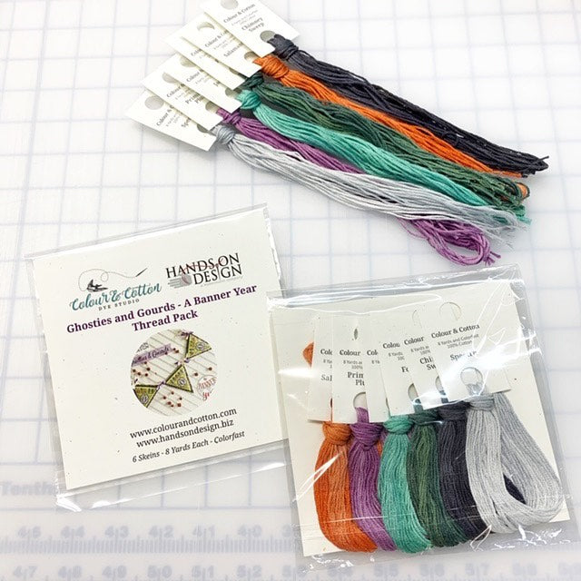Colour & Cotton FLOSS PACK for Hands On Design ~ Ghosties & Gourds