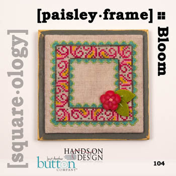 Hands On/JABC Square-ology ~ Paisley Frame w/embs.