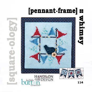 Hands On/JABC Square-ology ~ Pennant Frame w/embs.