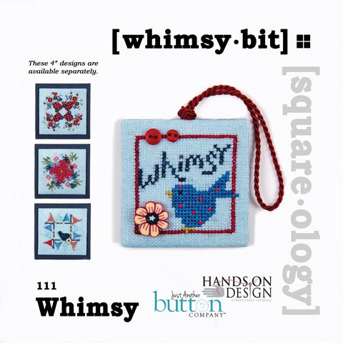 Hands On/JABC Square-ology ~ Whimsy Bit w/embs.