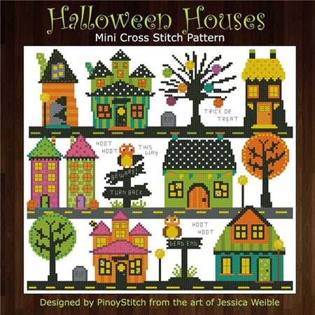Hooties Collection/Pinoy Stitch ~ Halloween Houses