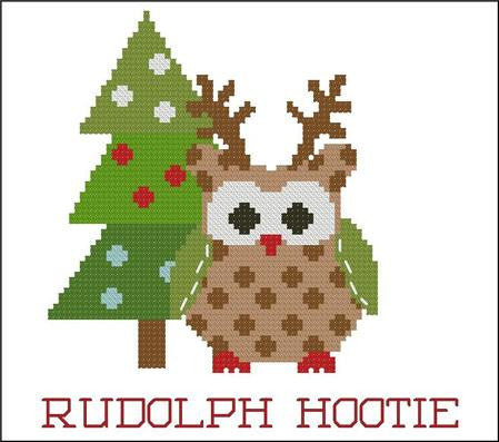 Hooties Collection/Pinoy Stitch ~ Christmas Rudolph