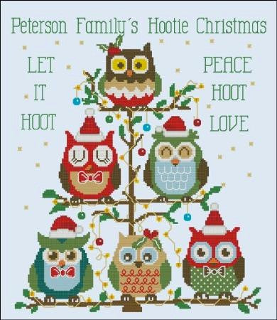 Hooties Collection/Pinoy Stitch ~ Christmas Tree (Customizable)