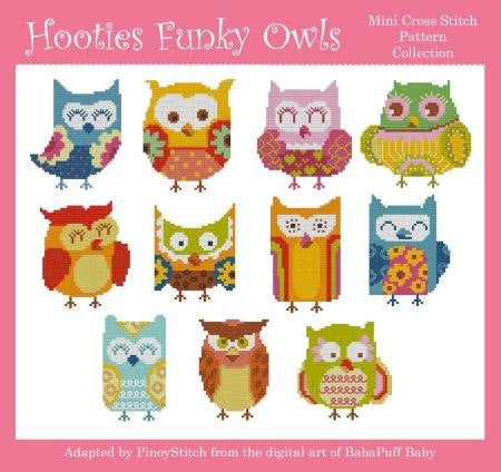 Hooties Collection/Pinoy Stitch ~ Funky Owls