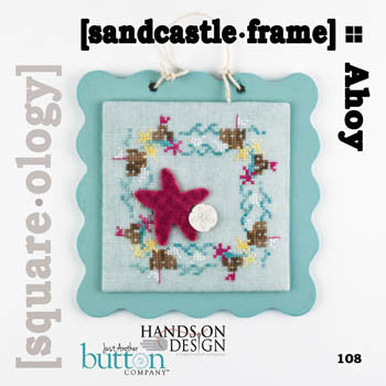Hands On/JABC Square-ology ~ Sandcastle Frame w/embs.