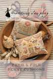 Heartstring Samplery ~ Farm & Folk Penny Cushions