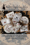 Heartstring Samplery ~ Festive Little Fobs 12 - Coffee Edition