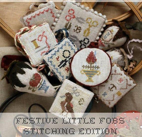 Heartstring Samplery ~ Festive Little Fobs 3 - Stitching Edition