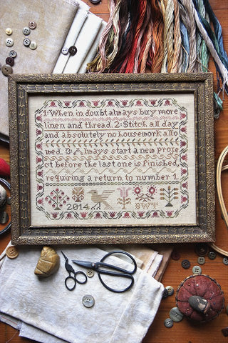 Heartstring Samplery ~ Stitcher's Resolution