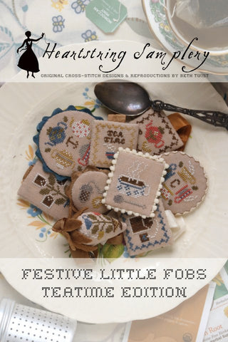 Heartstring Samplery ~ Festive Little Fobs 14 -  Teatime Edition