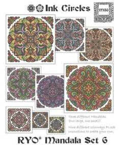 Ink Circles ~ RYO Mandala Set 6