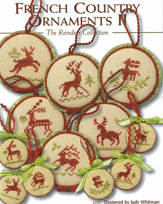 JBW Designs ~ French Country Reindeer Ornaments II